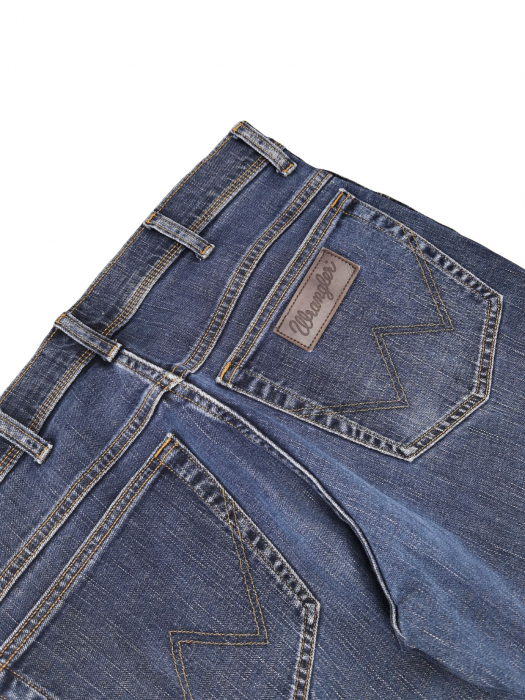 Blugi albastri Wrangler Barbati-M [4]