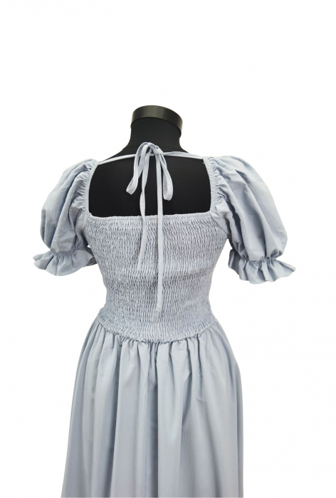 Rochie bleu cu dantela Femei-XS [4]