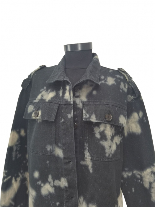 Geaca tie dye denim Femei-S [3]