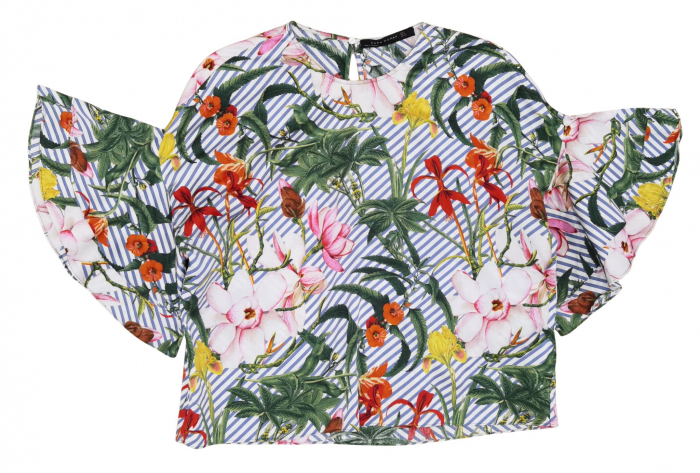 Tricou inflorat Zara Femei-S [1]
