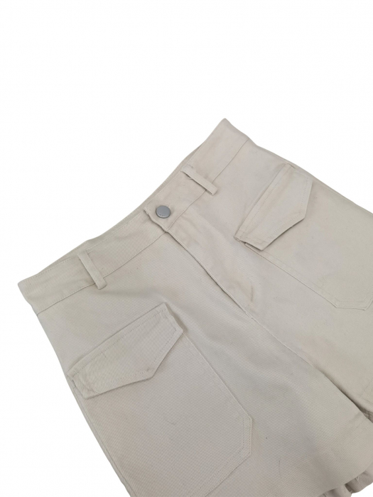 Pantaloni bej Retro Femei-S [3]