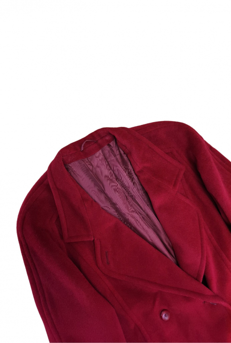 Palton lana si mohair Vintage Femei-XXL [3]