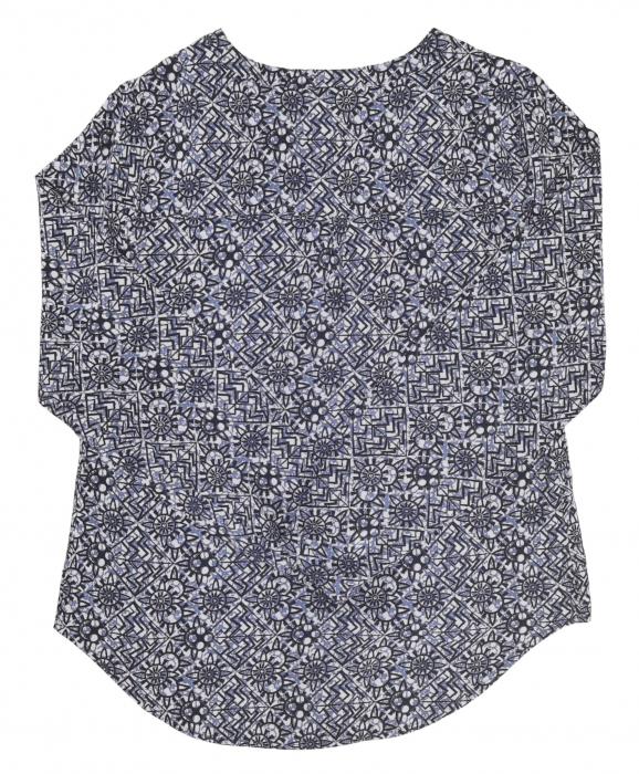 Bluza albastra Retro Femei-M [2]