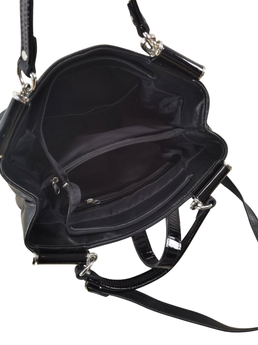 Geanta neagra piele Femei [4]