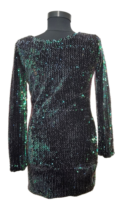 Rochie verde cu paiete Femei-M [2]