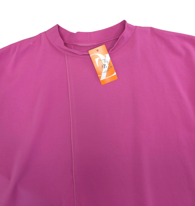 Tricou roz asimetric Femei-XL [3]