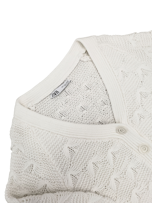 Pulover alb Zara Femei-S [3]