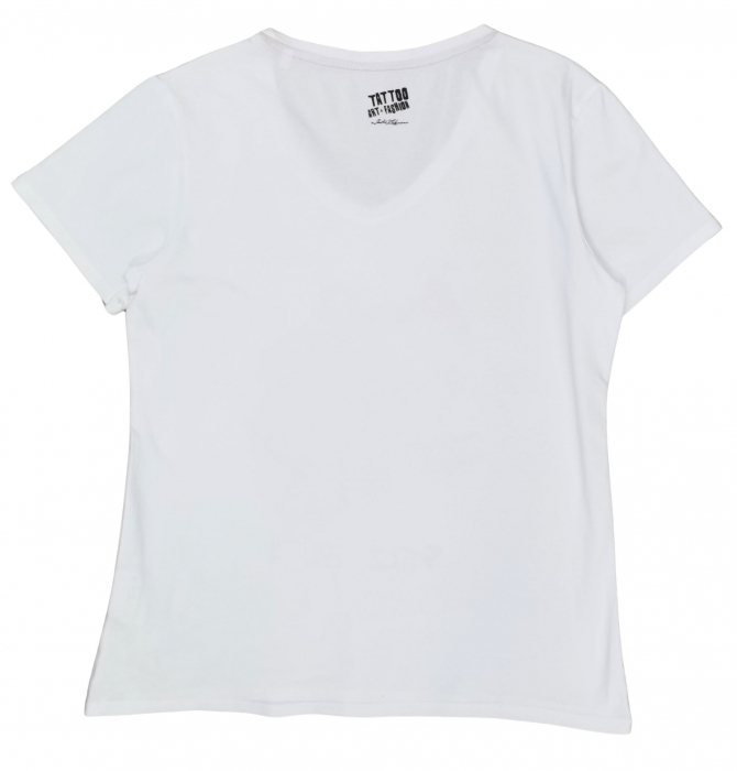 Tricou alb Retro Femei-XL [2]
