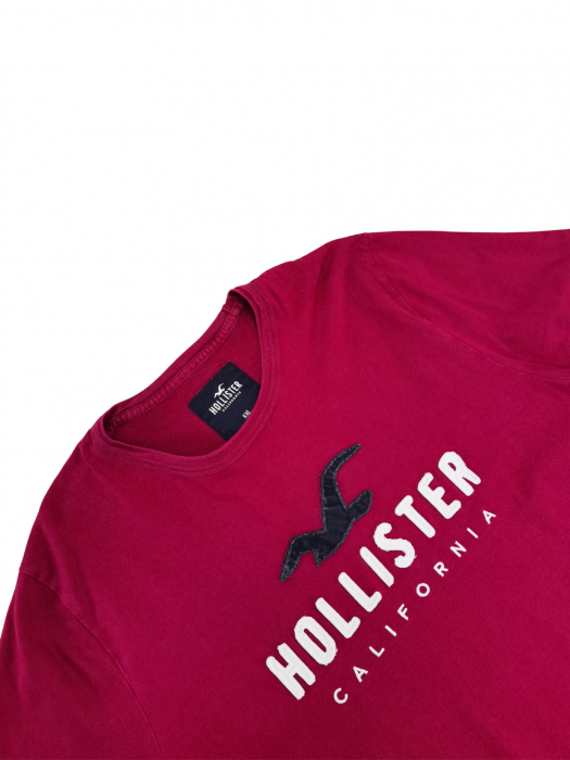 Tricou visiniu Hollister Barbati-XXL [3]