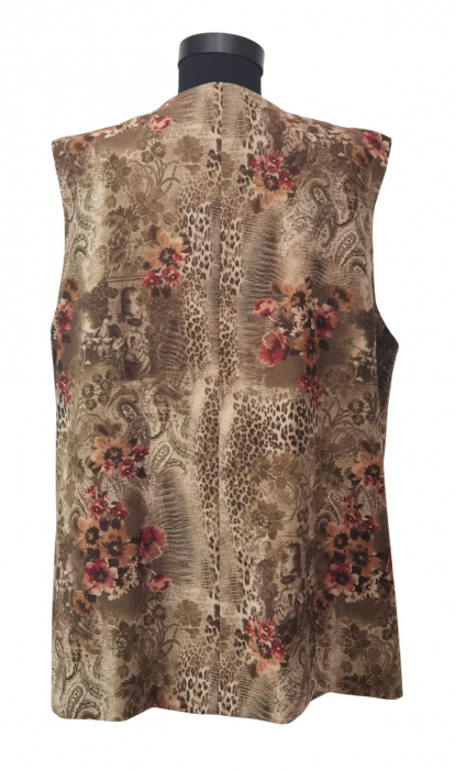 Vesta cu imprimeu Retro Femei-XXL [2]