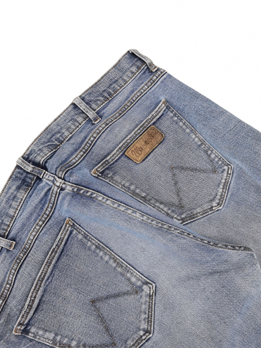 Blugi albastri Wrangler Barbati-XL [4]