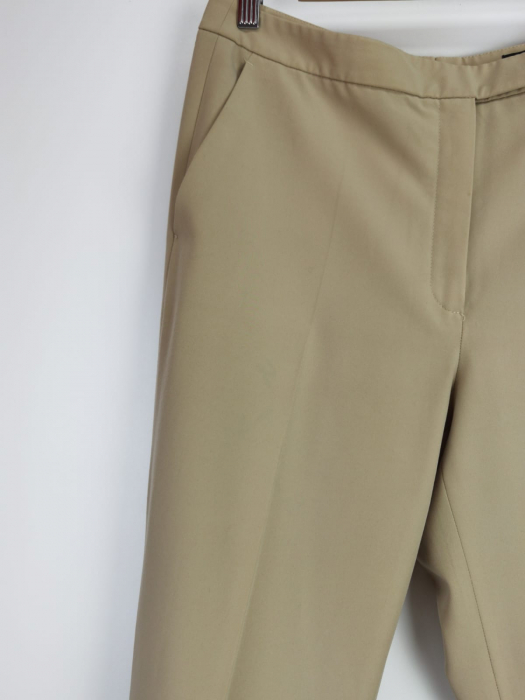 Pantaloni bej office vintage Femei-L [2]