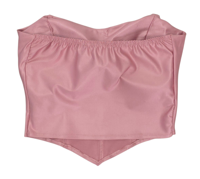 Top roz Retro Femei-S [2]