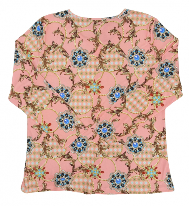 Bluza cu imprimeu Retro Femei-XL [2]