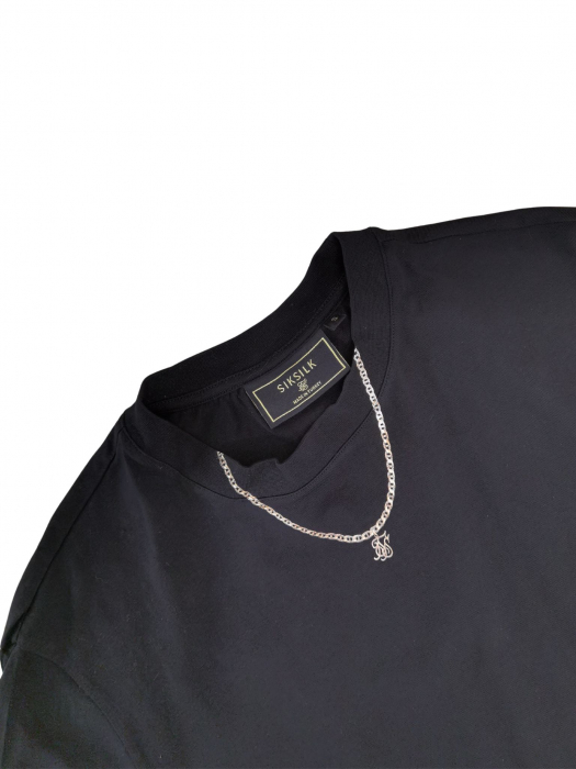 Tricou negru Siksilk Barbati-S [3]