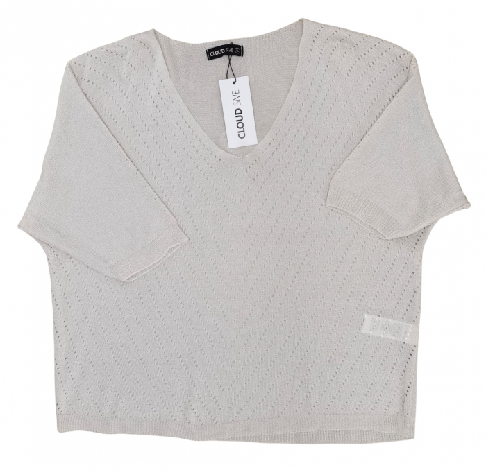 Bluza bej Retro Femei-XL [1]