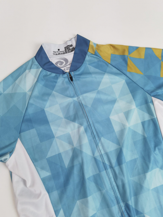 Tricou bleu ciclism Sushan Femei-M [2]