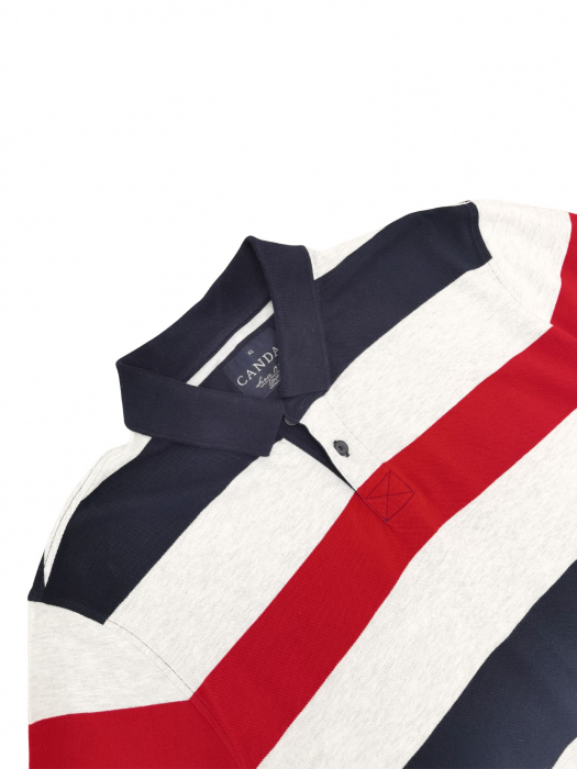 Tricou cu dungi Canda Barbati-XL [3]