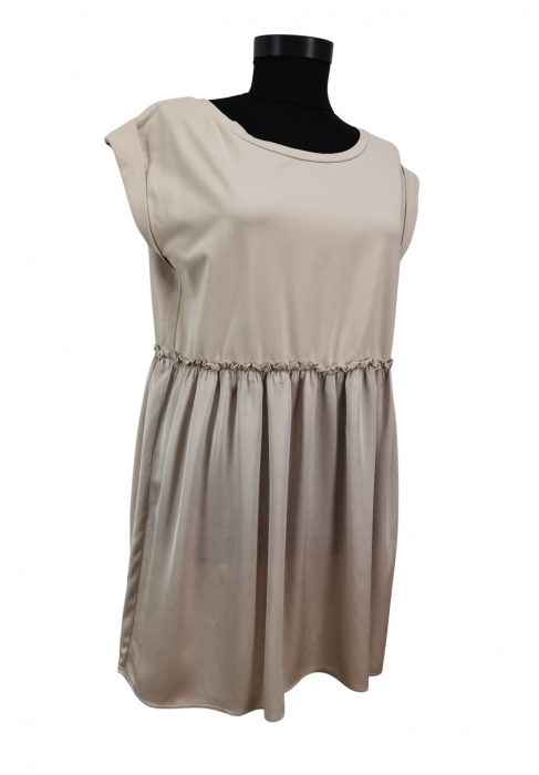 Rochie bej Retro Femei-M [2]