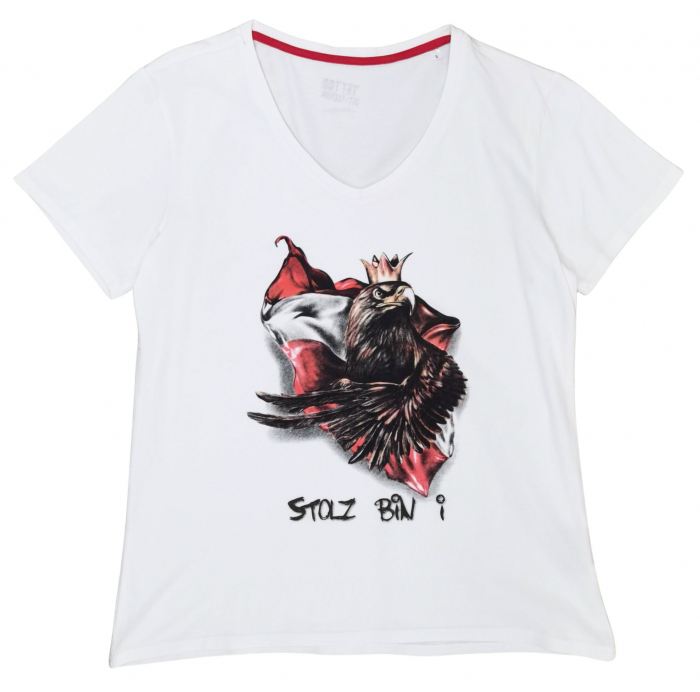 Tricou alb Retro Femei-XL [1]