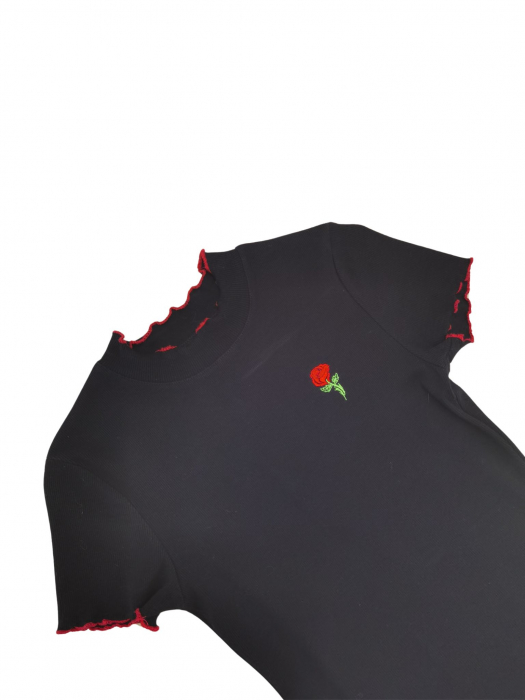 Rochie neagra Retro Femei-XS [3]