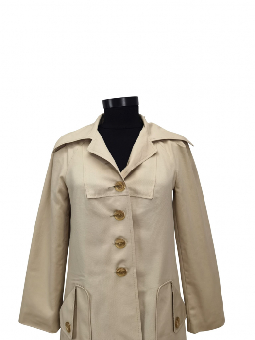 Trench bej Vintage Femei-XXS [3]