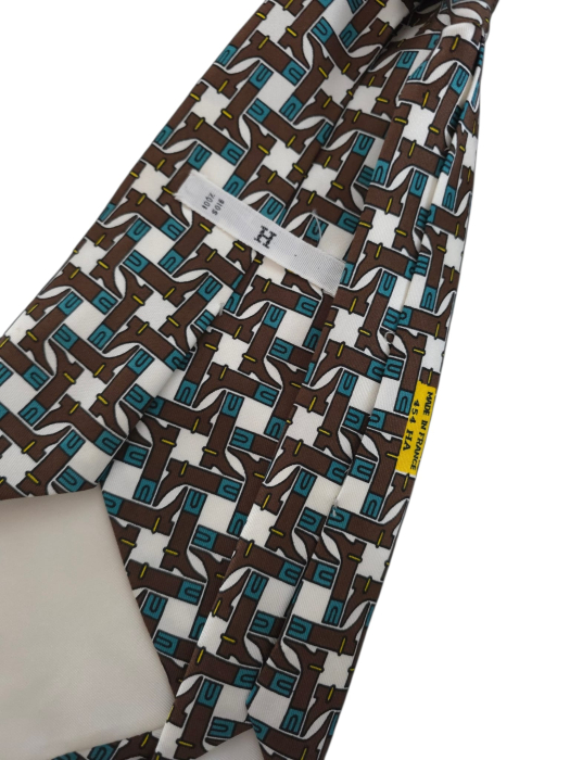 Cravata matase Hermès anii '70 [5]