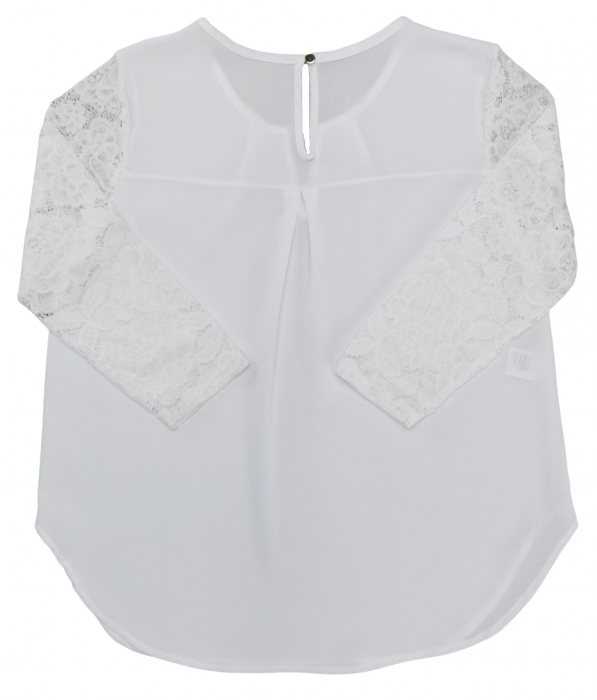 Bluza alba cu dantela Femei-M [2]