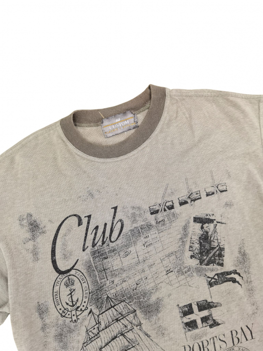 Tricou bej Custom Barbati-L [3]