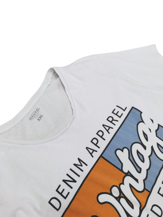 Tricou alb Identic Barbati-XXL [3]