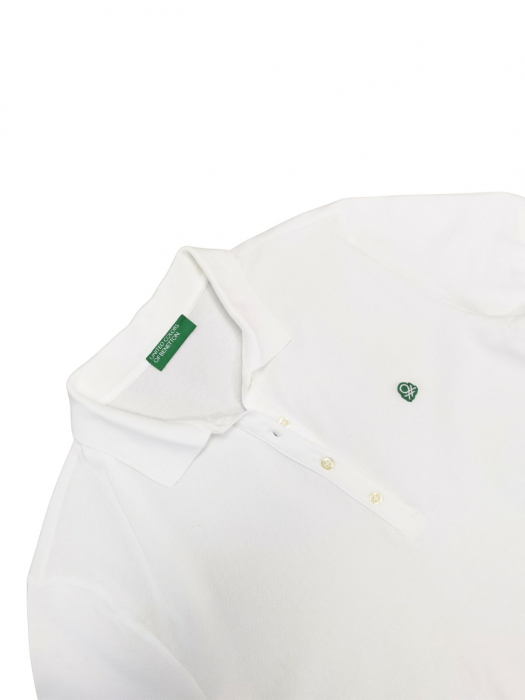 Tricou alb Benetton Femei-M [3]
