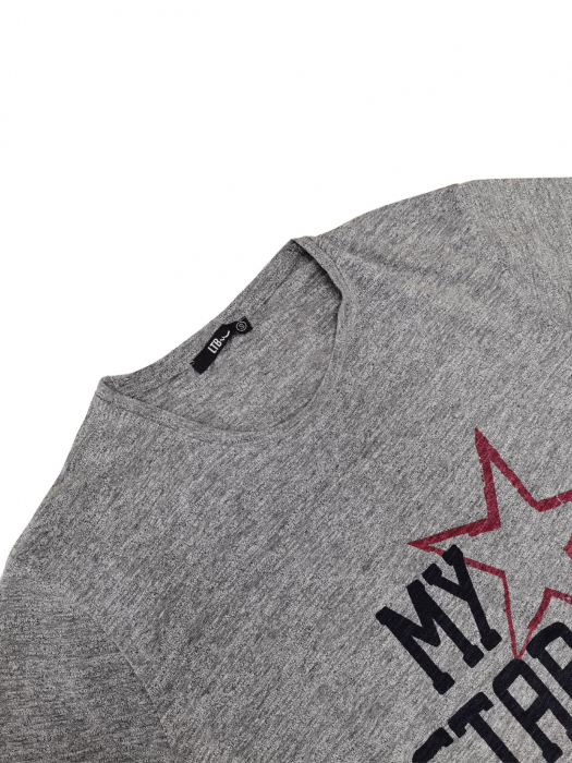 Tricou gri Retro Femei-S [3]