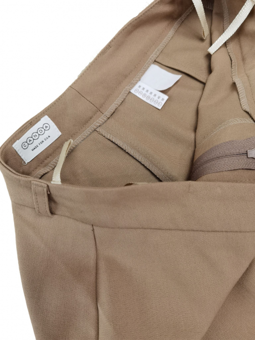 Pantaloni bej Canda Femei-S [3]