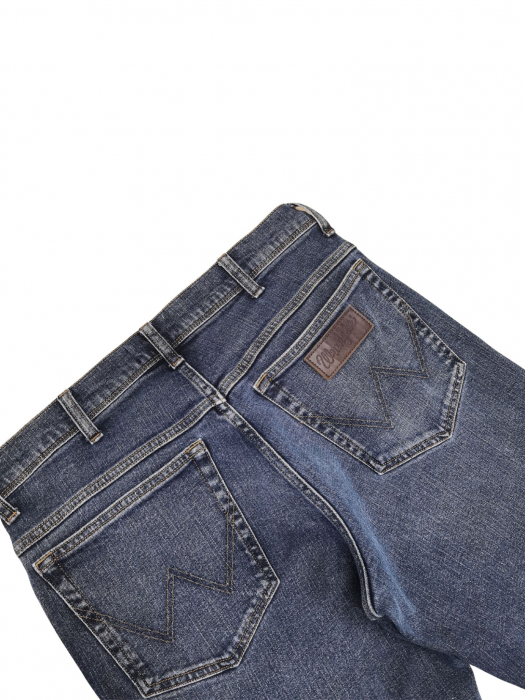 Blugi albastri Wrangler Barbati-M [4]