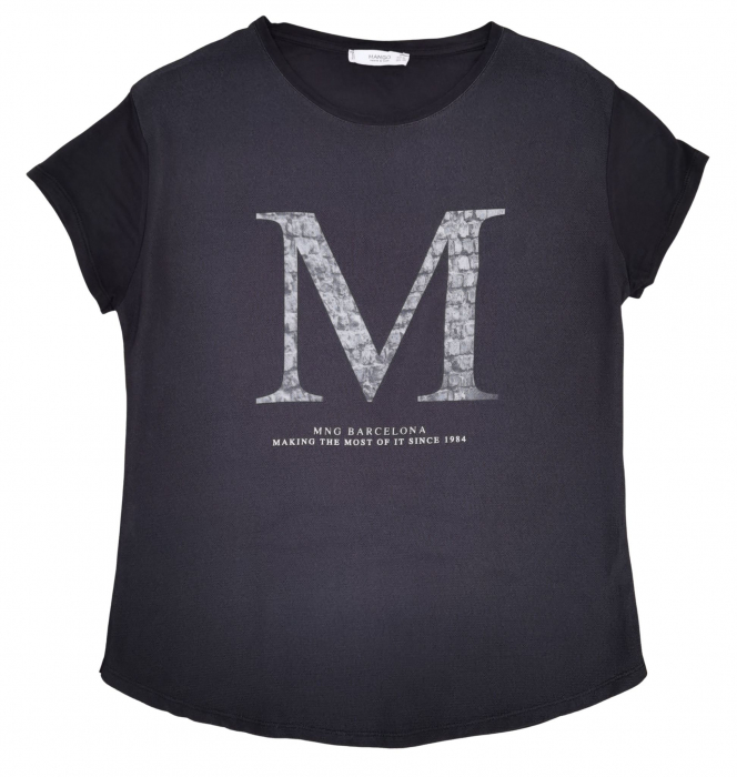 Tricou gri MANGO Femei-S [1]