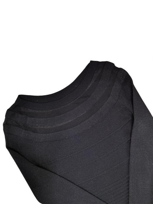 Bluza neagra Retro Femei-S [3]