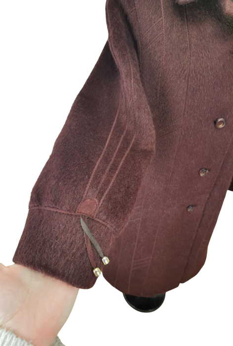 Palton mohair si lana merino Femei-S-M [4]