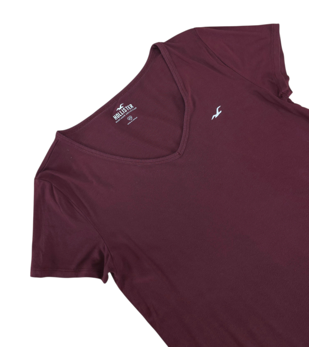 Tricou visiniu Hollister Femei-XS [3]