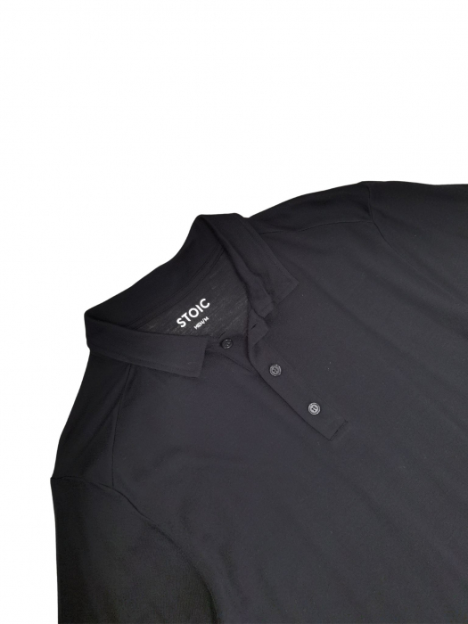 Tricou negru lana Barbati-M [3]