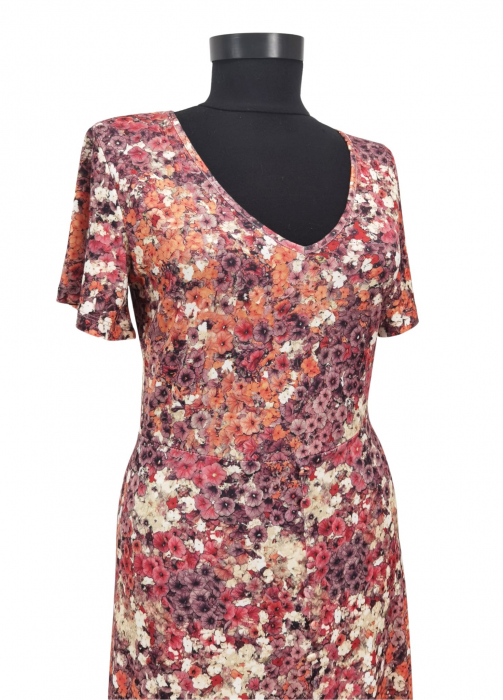 Rochie inflorata Retro Femei-S [3]