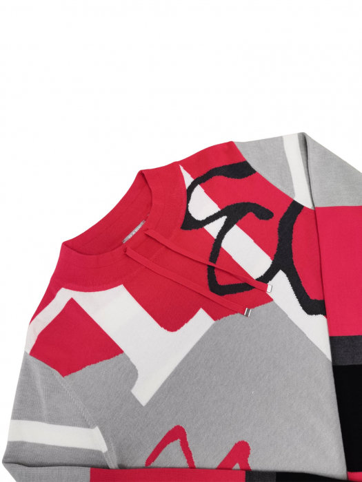 Pulover cu model Retro Femei-XXL [3]