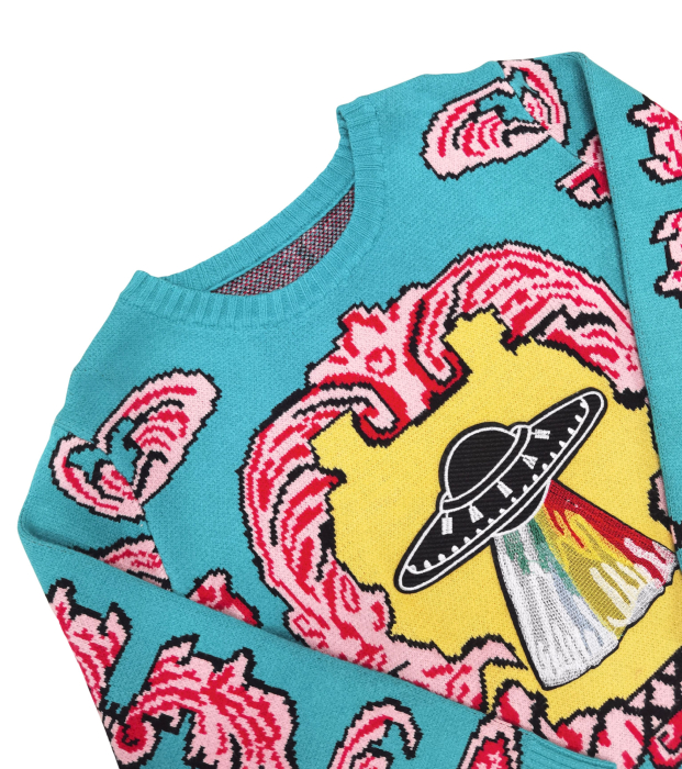 Pulover cu model Retro Femei-L [3]