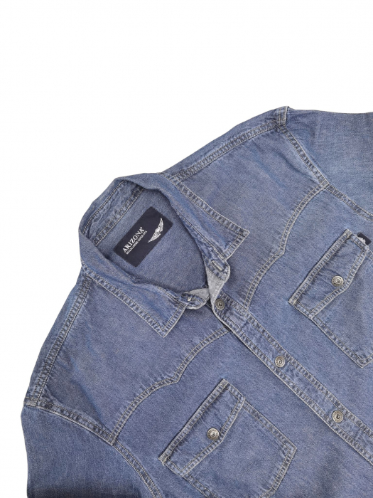 Camasa denim Arizona Barbati-XL [3]