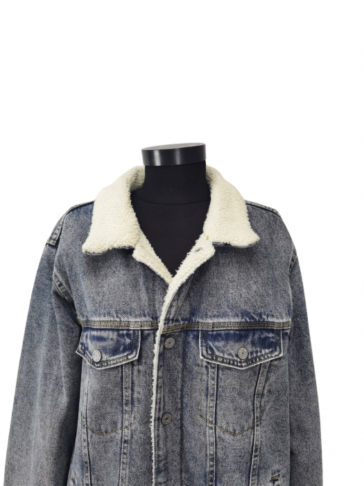 Geaca denim Pull&Bear Barbati-L [3]