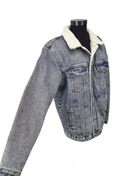 Geaca denim Pull&Bear Barbati-L [4]