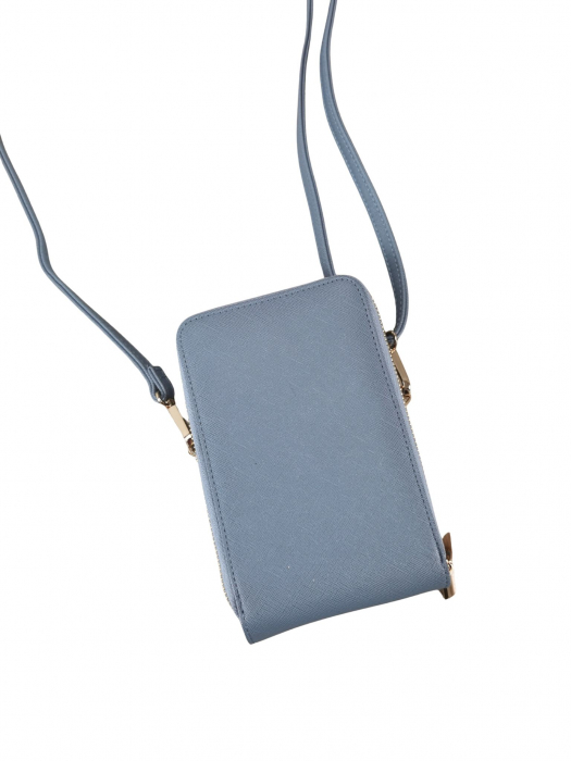 Geanta albastra crossbody Femei [4]