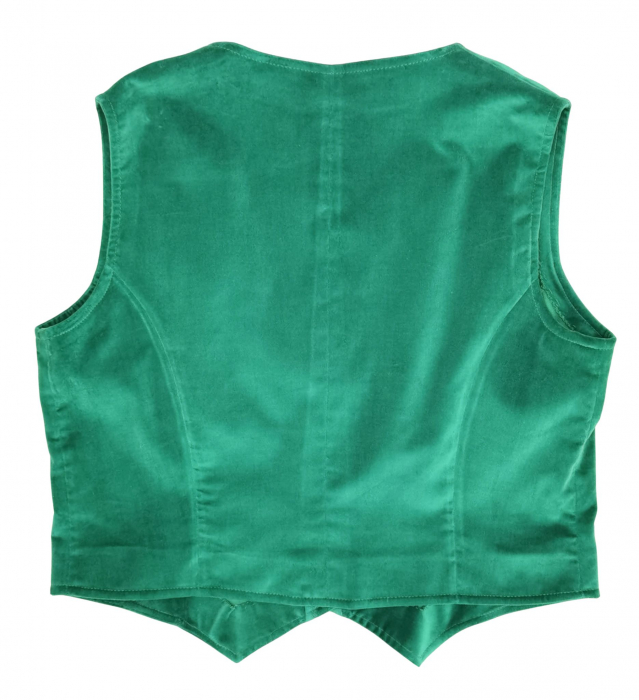 Vesta verde catifea Femei-L [2]