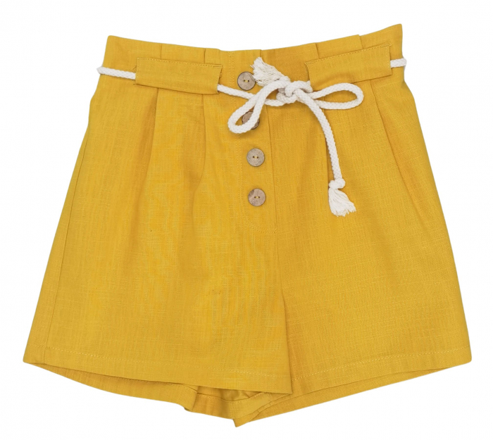 Pantaloni galbeni Vintage Femei-S [1]