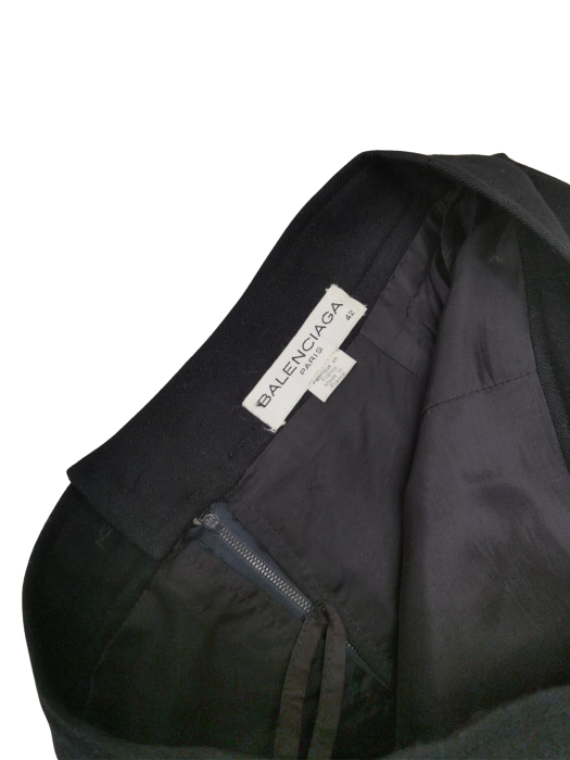 Fusta lana Balenciaga anii '80 Femei-M [3]