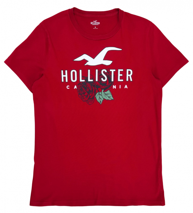 Tricou rosu Hollister Barbati-M [1]